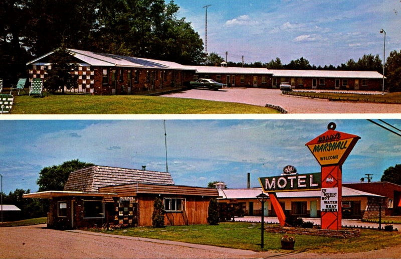 Hospitality House Motel (Marshall Motel) - Old Photos And Post Cards (newer photo)